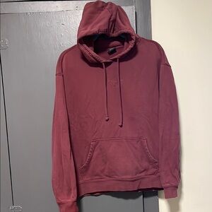 Men's Burgundy Hoodie